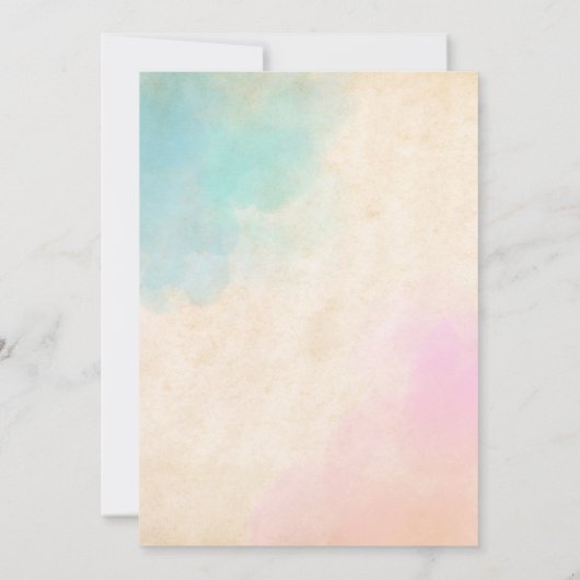 Twinkle Little Star Geslacht Reveal Retro Roze Bla Kaart (Achterkant)