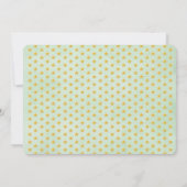 Twinkle Little Star Greenery Elephant Baby shower Kaart (Achterkant)