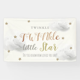 TWINkle Little Star Grey Baby shower Banner