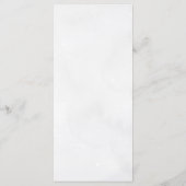 Twinkle Little Star Grey Elegant Baby shower Menu (Achterkant)