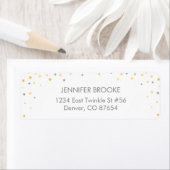 Twinkle Little Star | Grijze labels voor retouradr (Insitu)