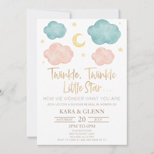 Twinkle Little Star Hoe we over gender discussiëre Kaart (Voorkant)