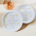 Twinkle Little Star Hoe we over gender discussiëre Papieren Bordje<br><div class="desc">Dit zijn Blue Twinkle Little Star Hoe we ons afvragen wat je bent Gender Reveal Paper Borden!</div>