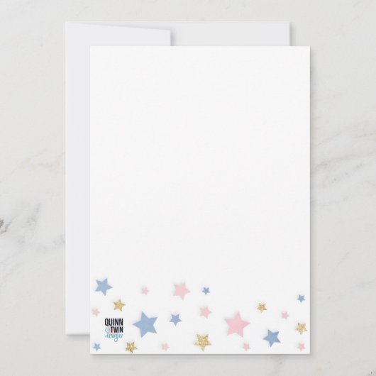 Twinkle Little Star Kaart (Achterkant)