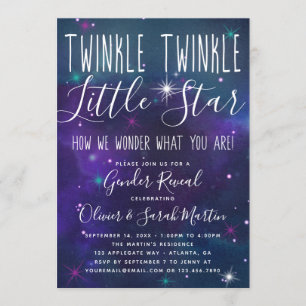 Twinkle Little Star Kaart