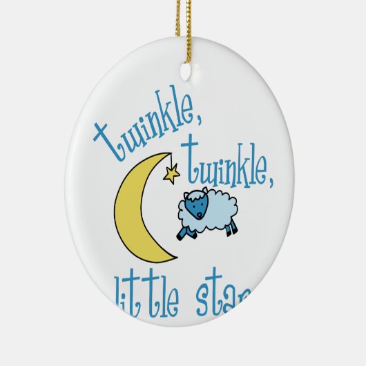 Twinkle Little Star Keramisch Ornament (Rechts)