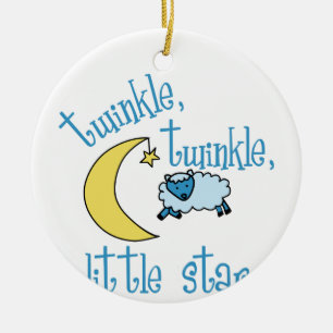 Twinkle Little Star Keramisch Ornament