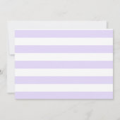 twinkle little star lavendel & goud bedankkaart kaart (Achterkant)