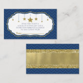 Twinkle Little Star Luier Raffle Ticket Informatiekaartje (Voorkant / Achterkant)