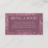 Twinkle Little Star | Mauve Pink Grey Breng een bo Informatiekaartje (Achterkant)