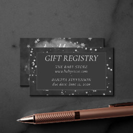 Twinkle Little Star | Monochrome schoenenregister Informatiekaartje