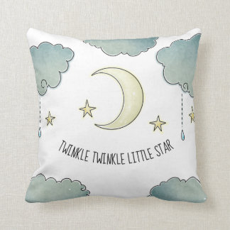 Twinkle Little Star Moon en sterren Kussen