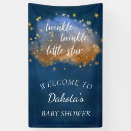 Twinkle Little Star | Navy Blue Copper Gold Dust Spandoek