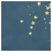 Twinkle Little Star | Navy Blue Copper Gold Dust Stof (Swatch)