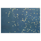 Twinkle Little Star | Navy Blue Copper Gold Dust Stof (Fat Quarter)