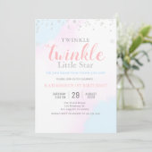 Twinkle Little Star Neutral Girl & Boy Verjaardag Kaart (Staand voorkant)