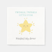 Twinkle Little Star Nursery Rhyme Baby shower Servet (Voorkant)