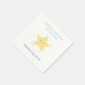 Twinkle Little Star Nursery Rhyme Baby shower Servet (Hoek)
