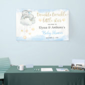 Twinkle Little Star olifant baby shower banner (Beurs)