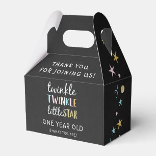 Twinkle Little Star One Year is wat je bent! Bedankdoosjes