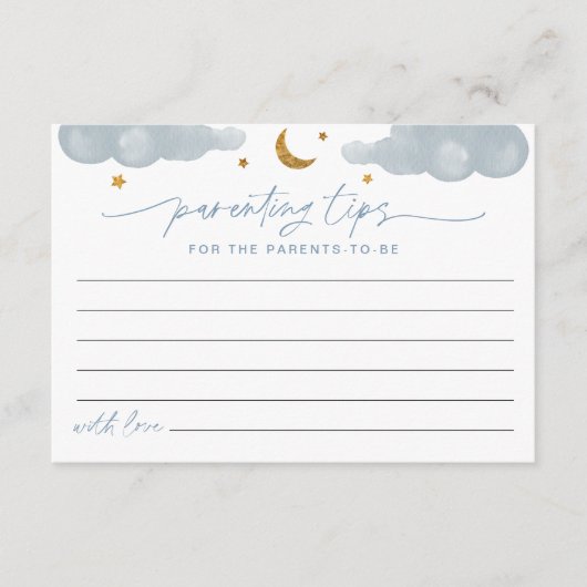 Twinkle Little Star Ouderschap Tips Advies Kaart (Voorkant)