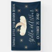 Twinkle Little Star Party - Celestial Geslacht Spandoek (Verticaal)