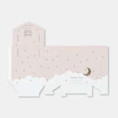 Twinkle Little Star Pink Baby shower Bedankdoosjes (Uitgevouwen)