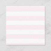 Twinkle Little Star Pink Gold Diaper Raffle Informatiekaartje (Achterkant)