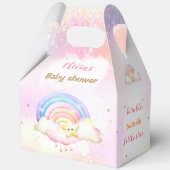 Twinkle Little Star Rainbow Baby shower Large Bedankdoosjes (Achterkant)