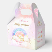 Twinkle Little Star Rainbow Baby shower Medium Bedankdoosjes (Voorkant)
