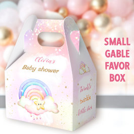 Twinkle Little Star Rainbow Baby shower Small Bedankdoosjes