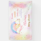 Twinkle Little Star Rainbow Baby shower Spandoek (Verticaal)