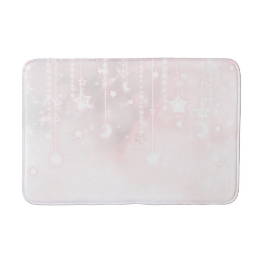 Twinkle Little Star Roos Gold Celestial Glow Stars Badmat (Voorkant)