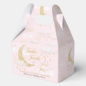 Twinkle Little Star Roze Baby shower Verjaardag Bedankdoosjes (Voorkant)