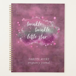 Twinkle Little Star | Roze Mint Green Zwangerschap Planner