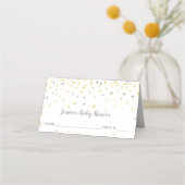 Twinkle Little Star Shower Reception | Grijs Plaatskaartje (Voorkant)