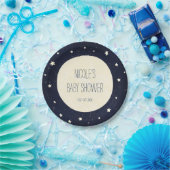 Twinkle Little Star Starry Sky Baby shower Papieren Bordje (Feest)