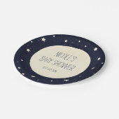 Twinkle Little Star Starry Sky Baby shower Papieren Bordje (Gekanteld)