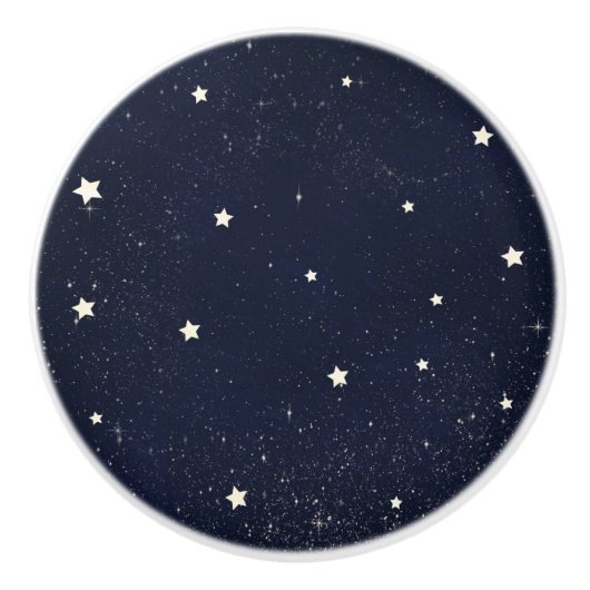Twinkle Little Star Starry Sky Celestial Night Keramische Knop (Voorkant)