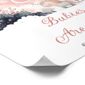 Twinkle Little Star Unicorn Baby's zijn een zoete  Poster (Hoek)