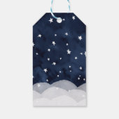 Twinkle Little Star Whimsical Baby shower Cadeaulabel (Achterkant)