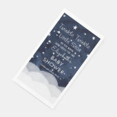 Twinkle Little Star Whimsical Baby shower Paper G Servet (Hoek)
