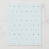 Twinkle Little Star wil babyblauw advies (Achterkant)