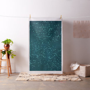 Twinkle Little Star   Zuinig Blauwgroen Baby showe Stof