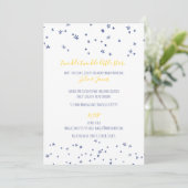 Twinkle Little Stars Baby Shower Invitations Kaart (Staand voorkant)