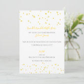 Twinkle Little Stars Baby Shower Invitations Kaart (Staand voorkant)