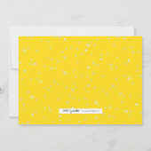 Twinkle Little Stars Baby Shower Invitations Kaart (Achterkant)