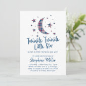 Twinkle Little Stars Play Baby shower Kaart (Staand voorkant)