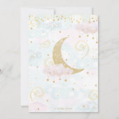 Twinkle Little Stars Roze Geslacht Onthullen Douch Kaart (Achterkant)