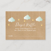 Twinkle luier Raffle Baby shower Informatiekaartje (Voorkant)